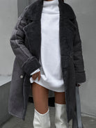 Clarissa | Elegant Women's Coat – Plus Size Winter Warmth with Soft Lapel 1