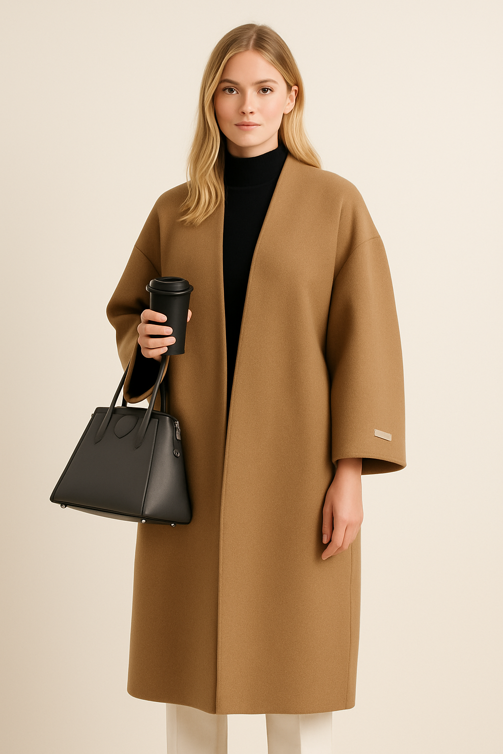 Claudia Elegance | Long Wool Coat for Women 0