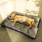 Comfortable Orthopedic Dog Bed for Large Breeds with Supportive Foam – Non-Slip Fleece Design 1