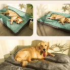 Comfortable Orthopedic Dog Bed for Large Breeds with Supportive Foam – Non-Slip Fleece Design 3