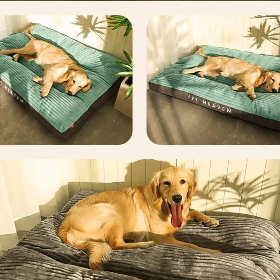 Comfortable Orthopedic Dog Bed for Large Breeds with Supportive Foam – Non-Slip Fleece Design 3