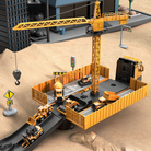 CreaTrek | Engaging Interactive Construction Toy Crane Truck Playset 2