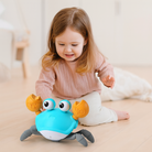 CrustaceanJoy | Engaging Interactive Crawling Crab Baby Toy with Music Lights 0