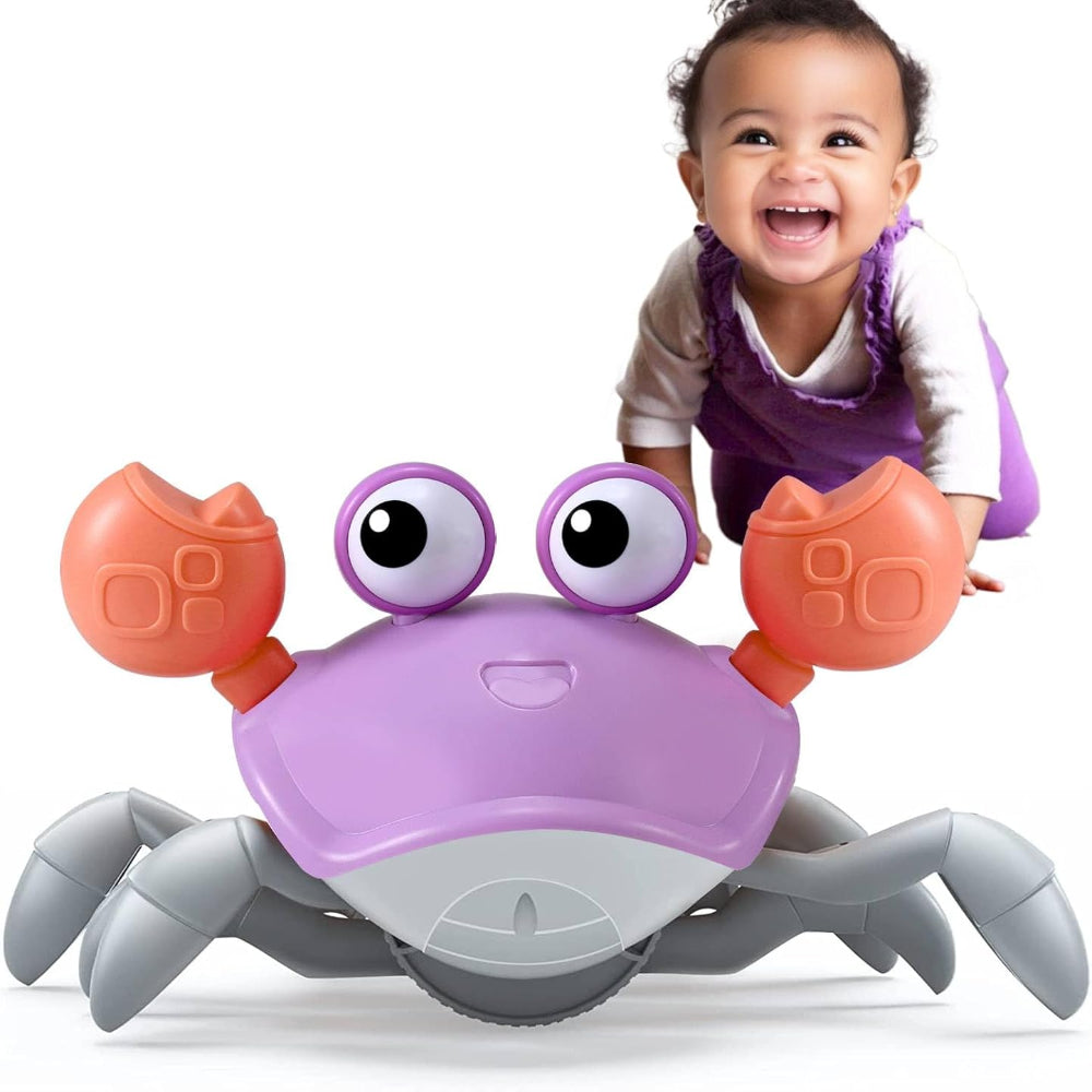 CrustaceanJoy | Engaging Interactive Crawling Crab Baby Toy with Music Lights 7