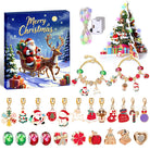 CrystalJoy | Festive Kids’ Christmas Countdown Bracelet Set with Colorful Beads 0