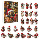 DachshundCharm | Playful Acrylic Dog Advent Calendar for Holiday Countdown 8
