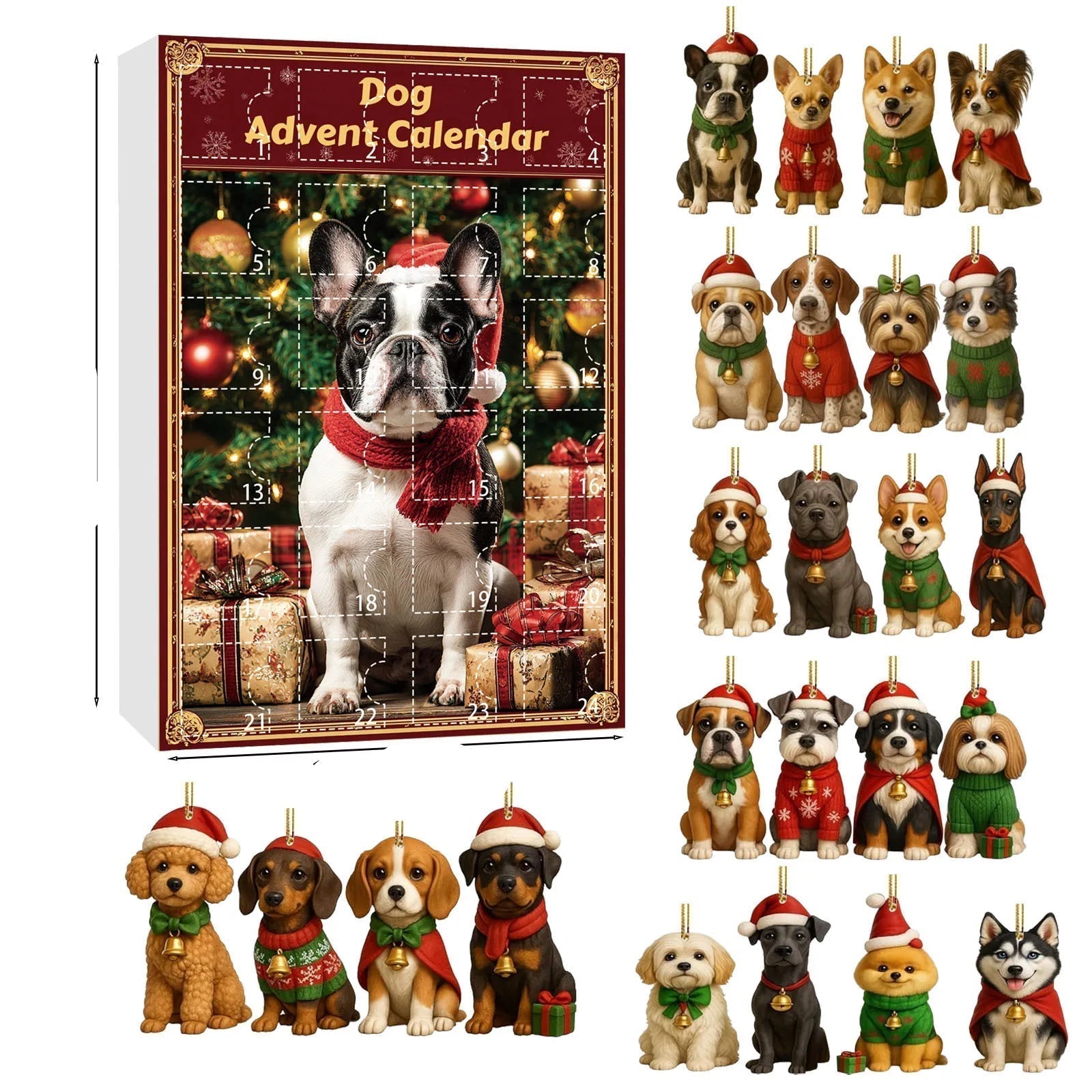 Dachshund Delight | Cute Dog-Themed Advent Calendar with Charming Surprises 0