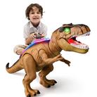 Electric Remote Control Dinosaur – Realistic Walking, Roaring Dino Toy with LED Lights 0