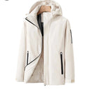 Elegant Women’s Quilted Winter Coat – Waterproof and Windproof Jacket with Detachable Hood for Cold Weather 1