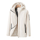 Elegant Women’s Quilted Winter Coat – Waterproof and Windproof Jacket with Detachable Hood for Cold Weather 10