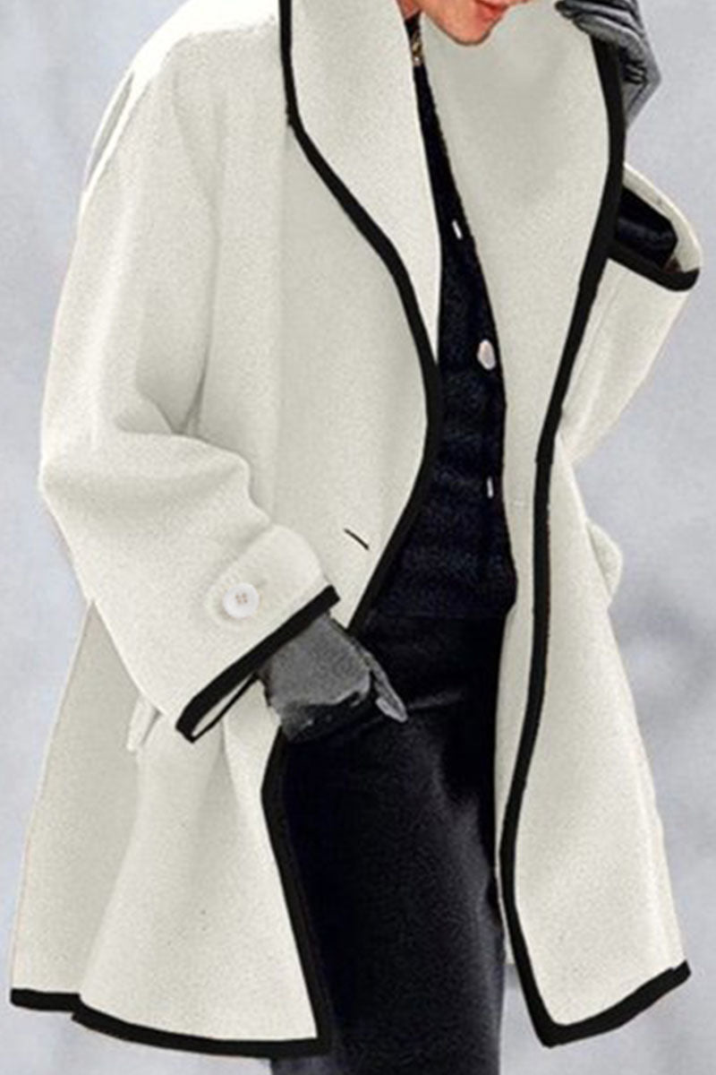 Elegant soft long-sleeved jacket for women – modern casual coat for spring, autumn and winter 2