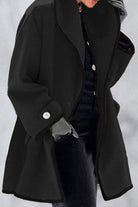 Elegant soft long-sleeved jacket for women – modern casual coat for spring, autumn and winter 3