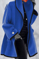 Elegant soft long-sleeved jacket for women – modern casual coat for spring, autumn and winter 4