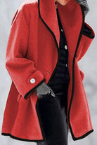 Elegant soft long-sleeved jacket for women – modern casual coat for spring, autumn and winter 5