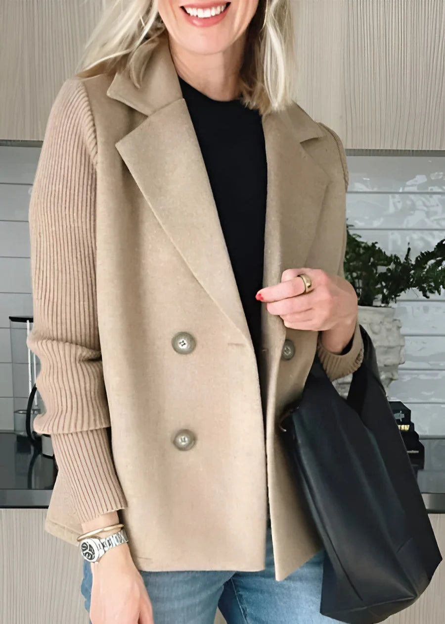 Elowen | Women's Double-Breasted Coat – Chic Winter Warmth & Elegance 1