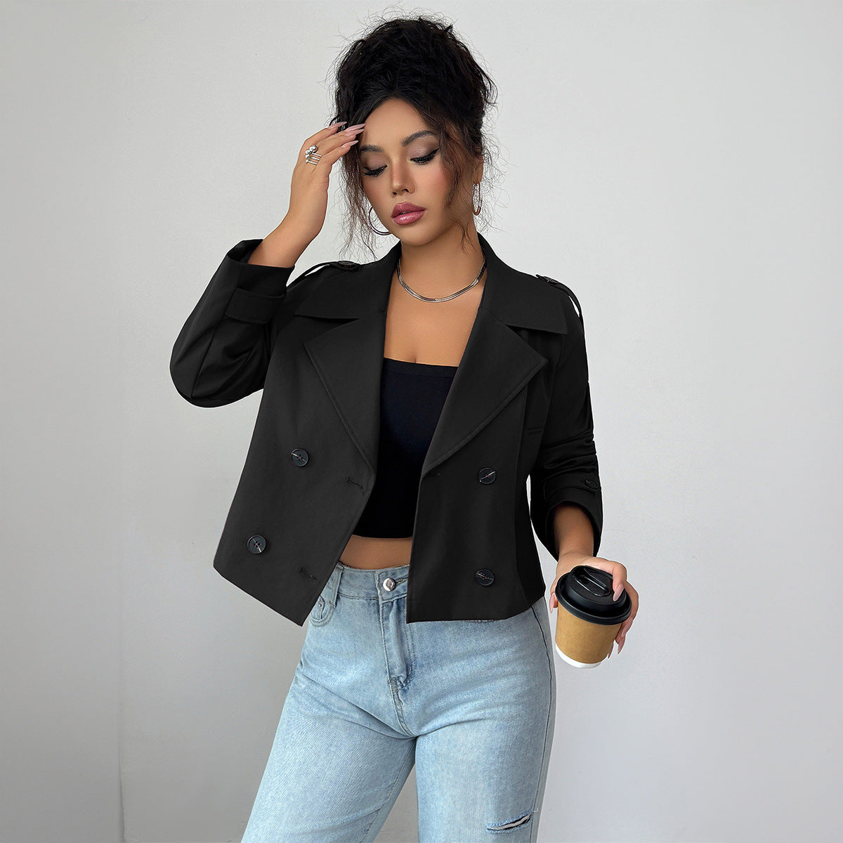 Emilia Kwon | Knitted Slim Fit Cardigan with Buttons 4