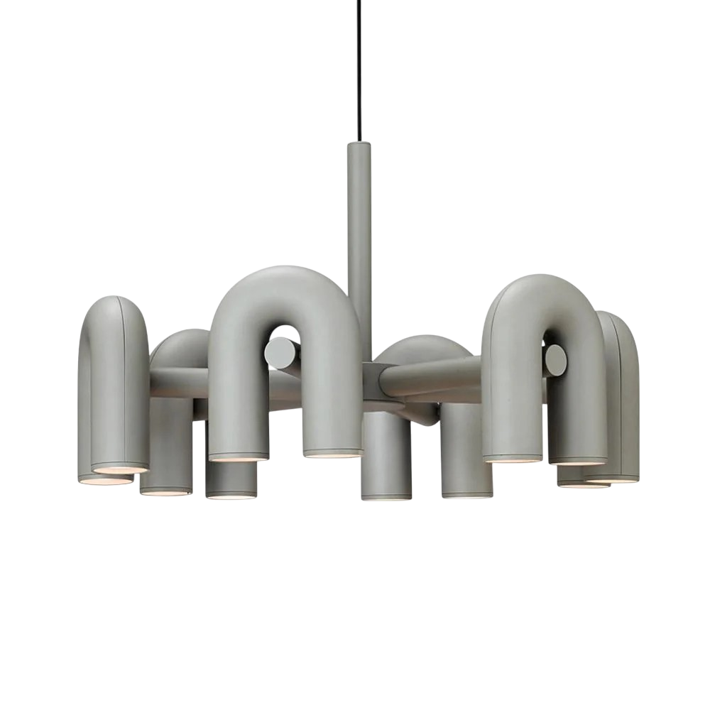 Evania | Modern Bauhaus Chandelier with Artistic Appeal 0