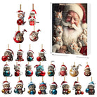 FelineFest | Durable Acrylic Cat Ornament Set for Festive Christmas Decor 7