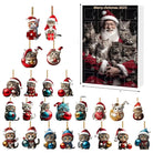 FelineFest | Durable Acrylic Cat Ornament Set for Festive Christmas Decor 9