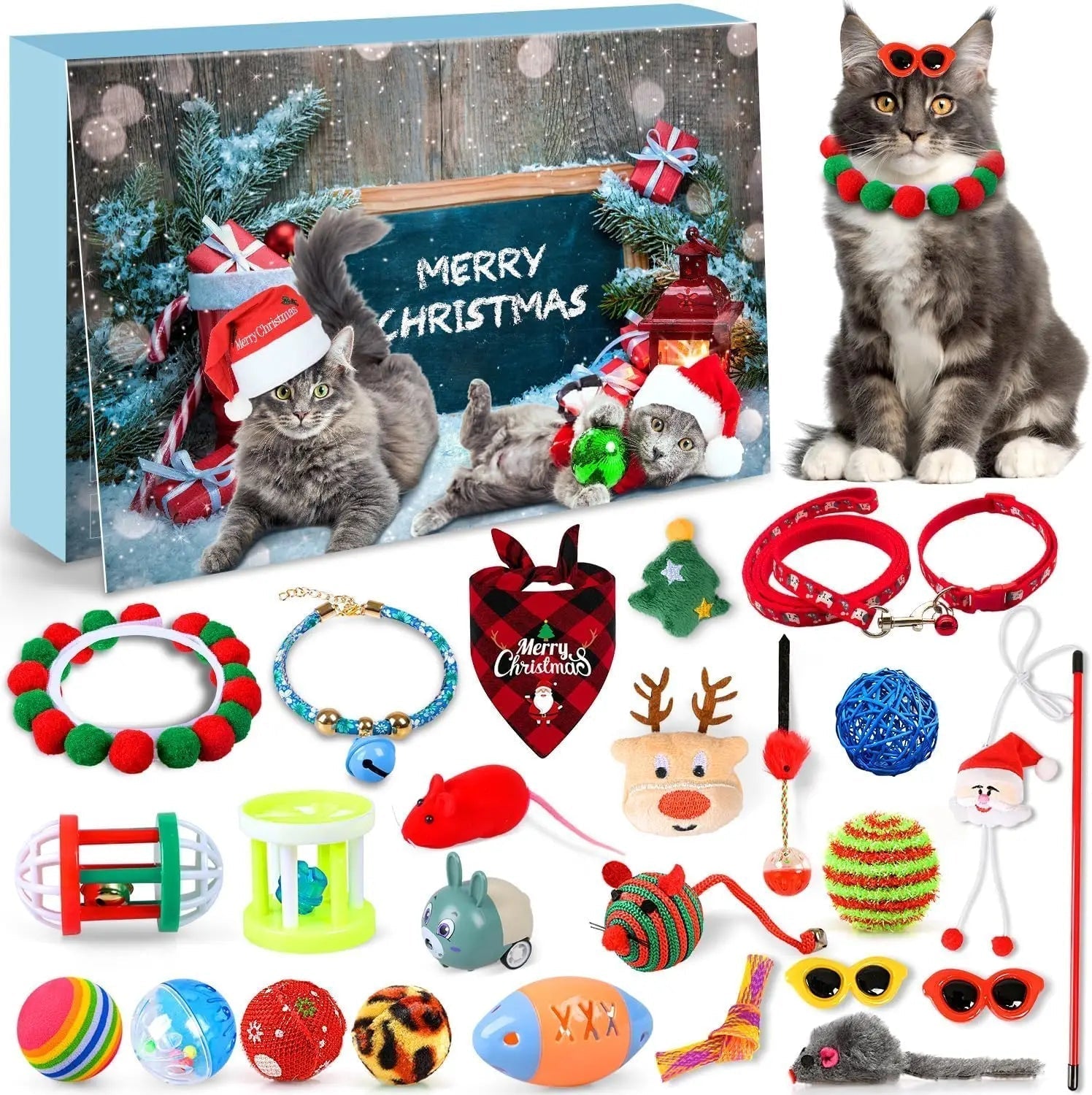 FelineFest | Interactive Cat Advent Calendar with Engaging Toys and Treats 1