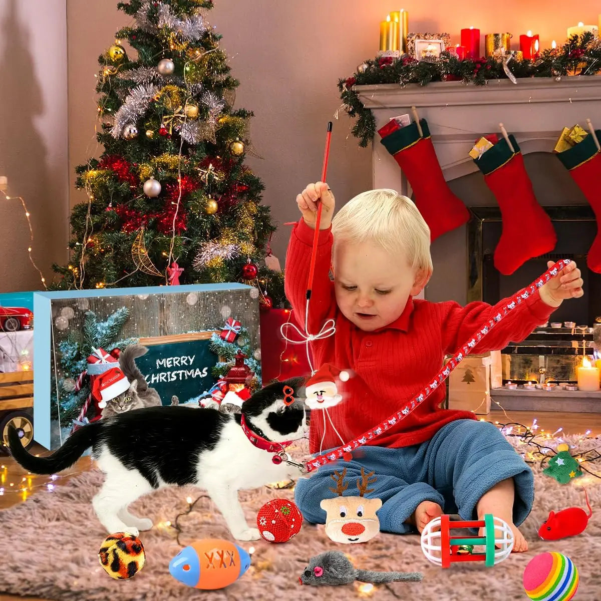 FelineFest | Interactive Cat Advent Calendar with Engaging Toys and Treats 5