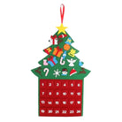 FeltTree | Charming Festive Advent Calendar with 24 Pockets for Christmas 5
