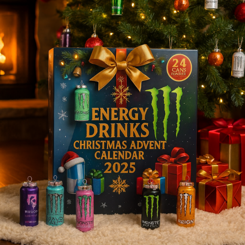 FestiveAura | Unique Limited Edition Advent Calendar for Energy Drink Lovers 0