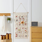 FestiveCanvas | Colorful Hanging Advent Calendar with 24 Storage Pockets 3
