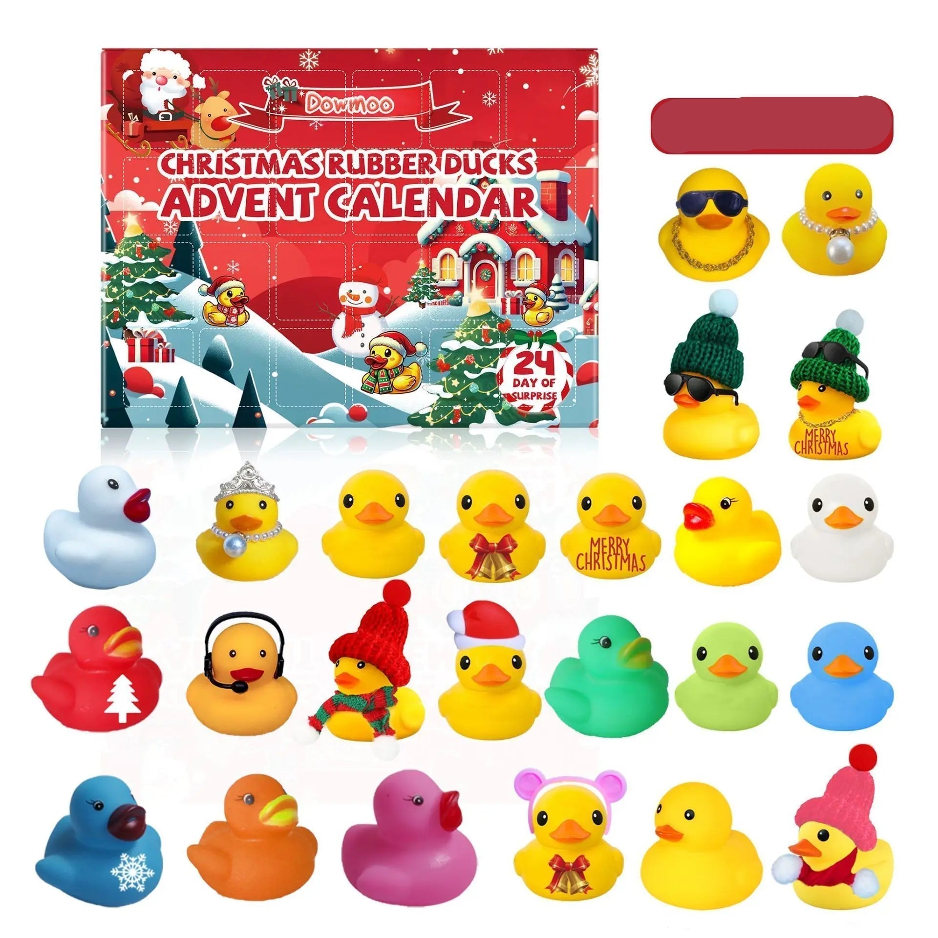 FestiveDuck | Joyful Rubber Duck Advent Calendar for Kids’ Holiday Fun 0