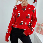 FestiveKnit | Cozy Relaxed Fit Womens Christmas Jumper for Holiday Cheer 7