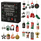 FitSpirit | Cheerful Acrylic Christmas Countdown Advent Calendar for Fitness Fans 0