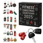 FitSpirit | Cheerful Acrylic Christmas Countdown Advent Calendar for Fitness Fans 1