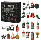 FitSpirit | Cheerful Acrylic Christmas Countdown Advent Calendar for Fitness Fans 2
