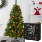 FitSpirit | Cheerful Acrylic Christmas Countdown Advent Calendar for Fitness Fans 3