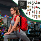 FitSpirit | Cheerful Acrylic Christmas Countdown Advent Calendar for Fitness Fans 4