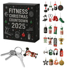 FitSpirit | Cheerful Acrylic Christmas Countdown Advent Calendar for Fitness Fans 5