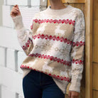 FrostyReindeer | Cozy Festive Women's Christmas Jumper with Reindeer Design 7