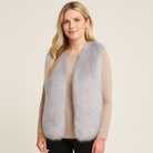 Gianna Moreau | Luxury Women's Bodywarmer with Faux Fur Look 0