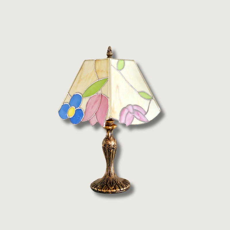 GlassCraft – Vintage Tiffany-Style Table Lamp 0
