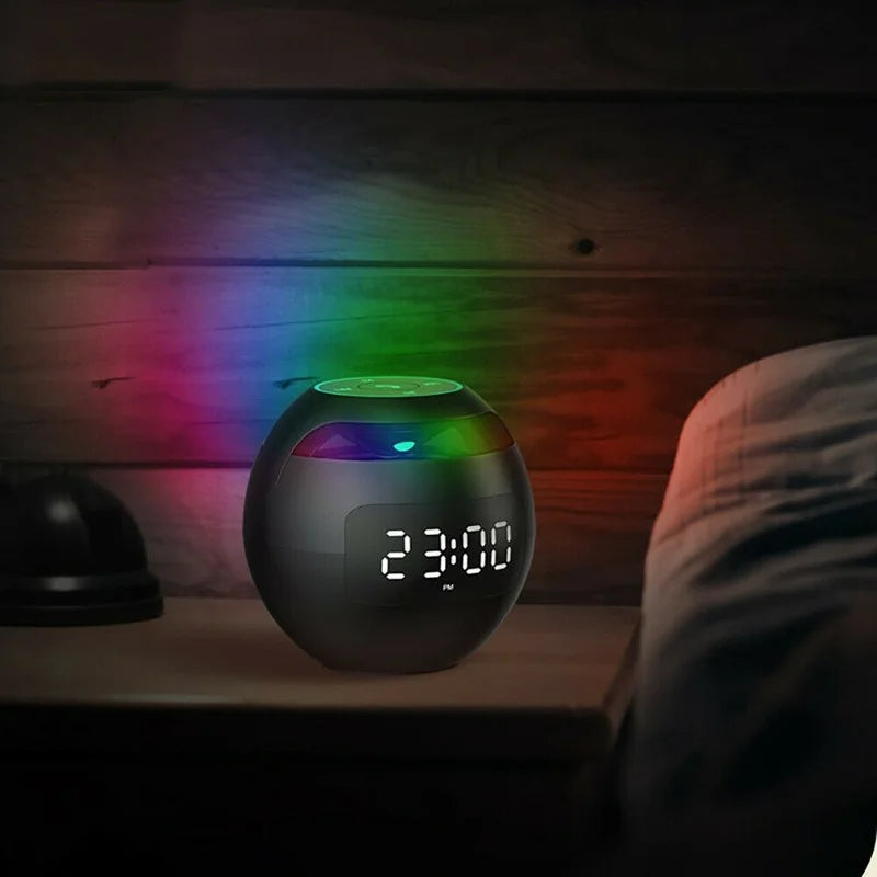 GlowRhythm – Alarm Clock Speaker with Ambient LED Display 3