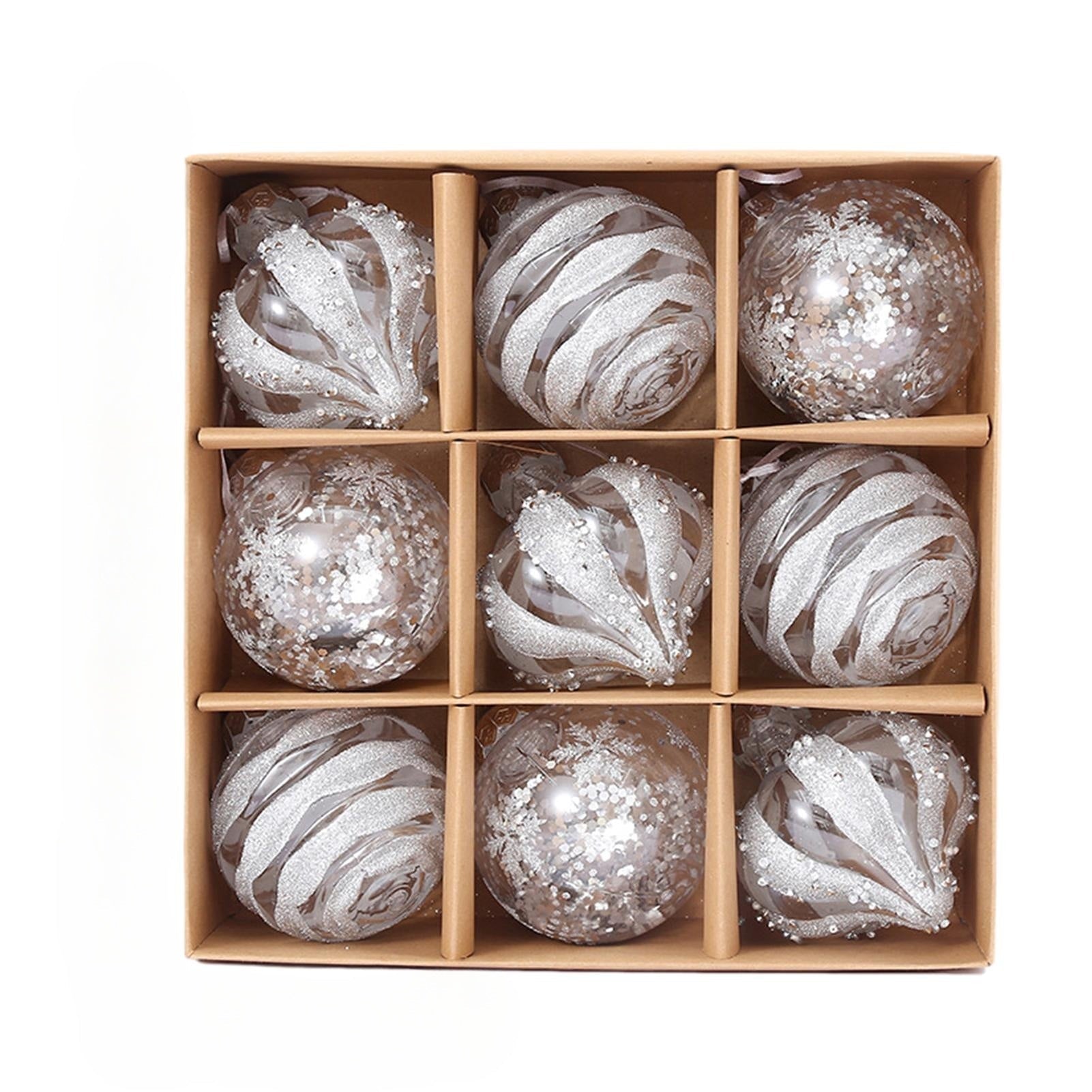 GoldElegance | Luxury Golden Bauble Set for Christmas Tree 2