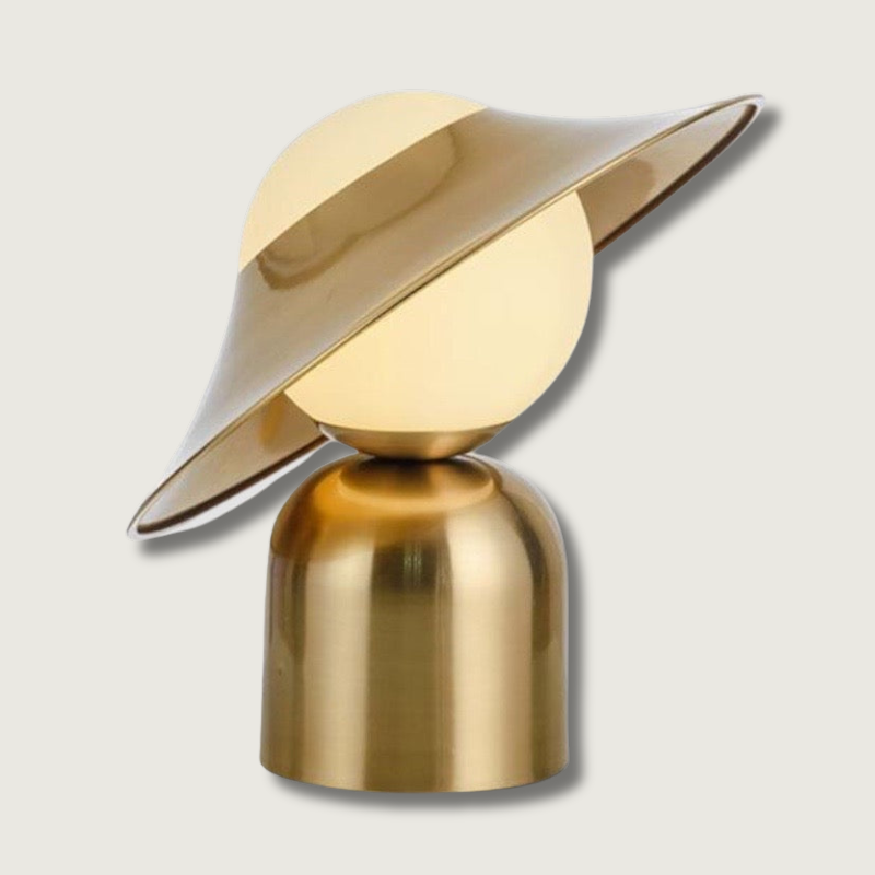 GoldenGlow – Nordic Style Table Lamp in Gold 0