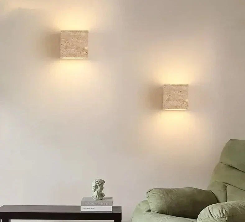 GoldenHue – Decorative Stone Wall Light in Vibrant Yellow Tone 7