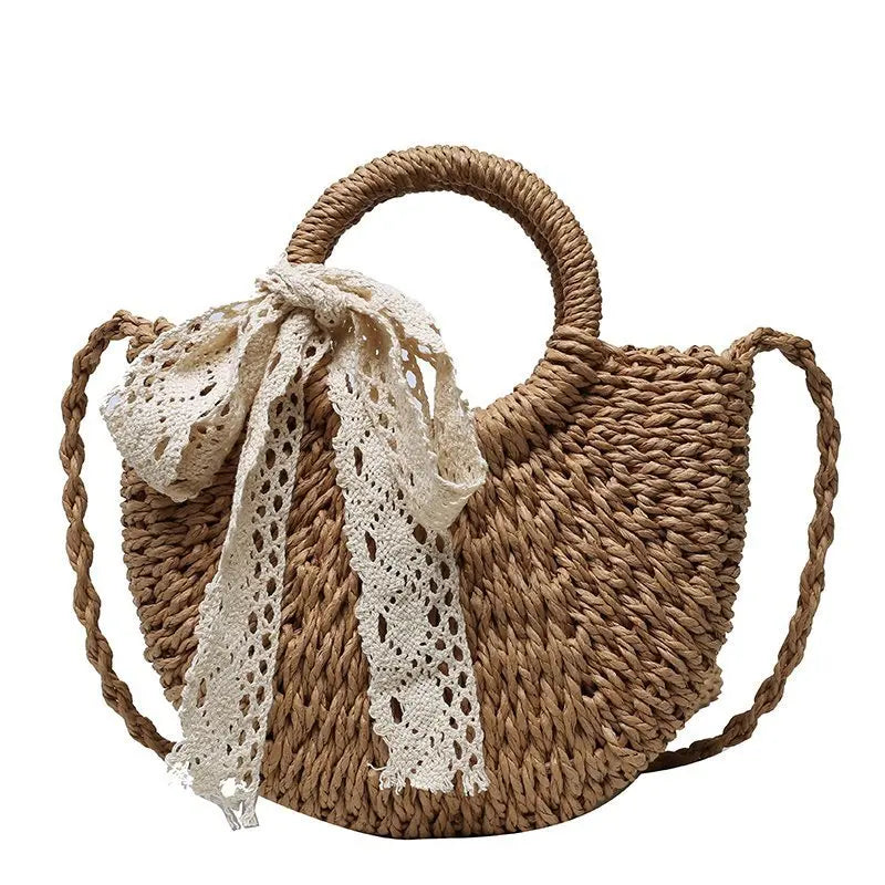 Handgemachte Halbrunde Strandtasche