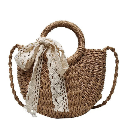 Handgemachte Halbrunde Strandtasche