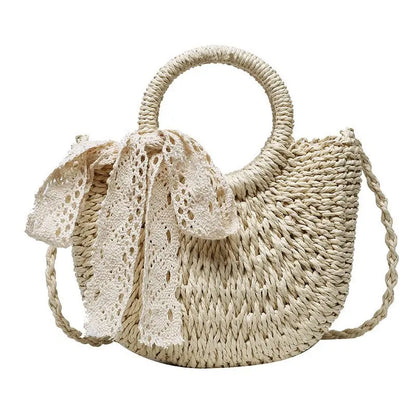 Handgemachte Halbrunde Strandtasche