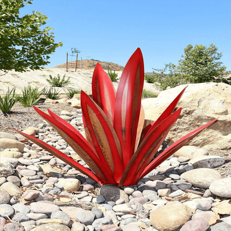 Handmade Waterproof Agave Garden Lamp – Stylish Light for Outdoor Spaces 8