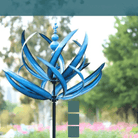 Harlow Wind-Powered Kinetic Garden Sculpture – Elegant Metal Spinner for Outdoor Décor 2