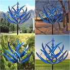 Harlow Wind-Powered Kinetic Garden Sculpture – Elegant Metal Spinner for Outdoor Décor 7
