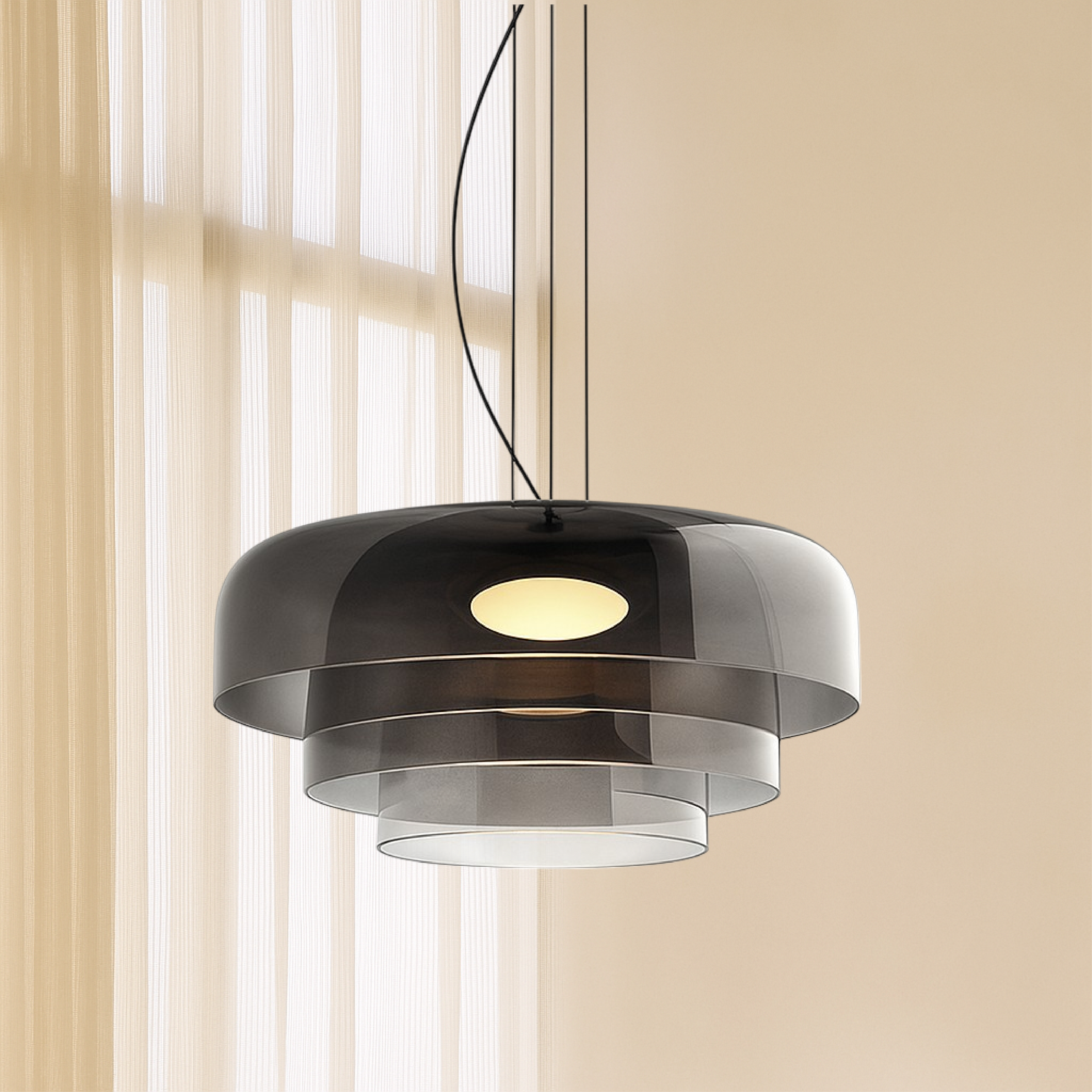 Helvyn | Minimalist Glass Pendant Light for Contemporary Interiors 9